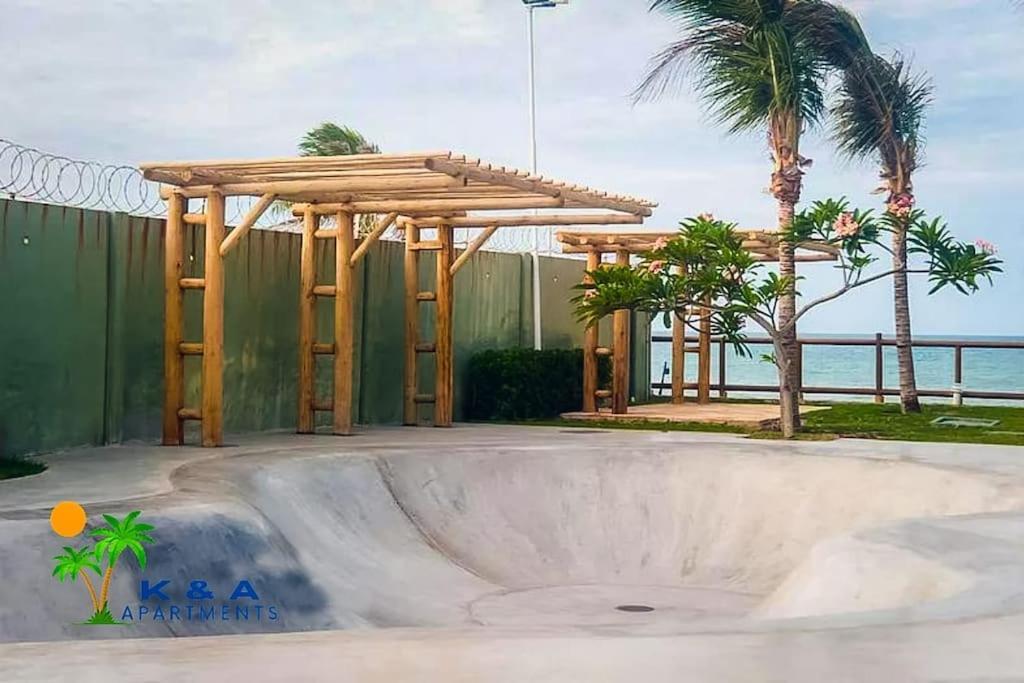 Cumbuco Wai Wai Apartamento Com Vista Para O Mar Экстерьер фото